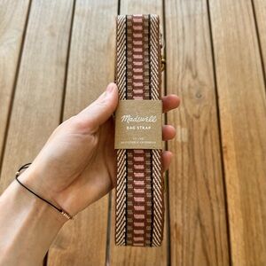 NWT Madewell Woven Bag Strap